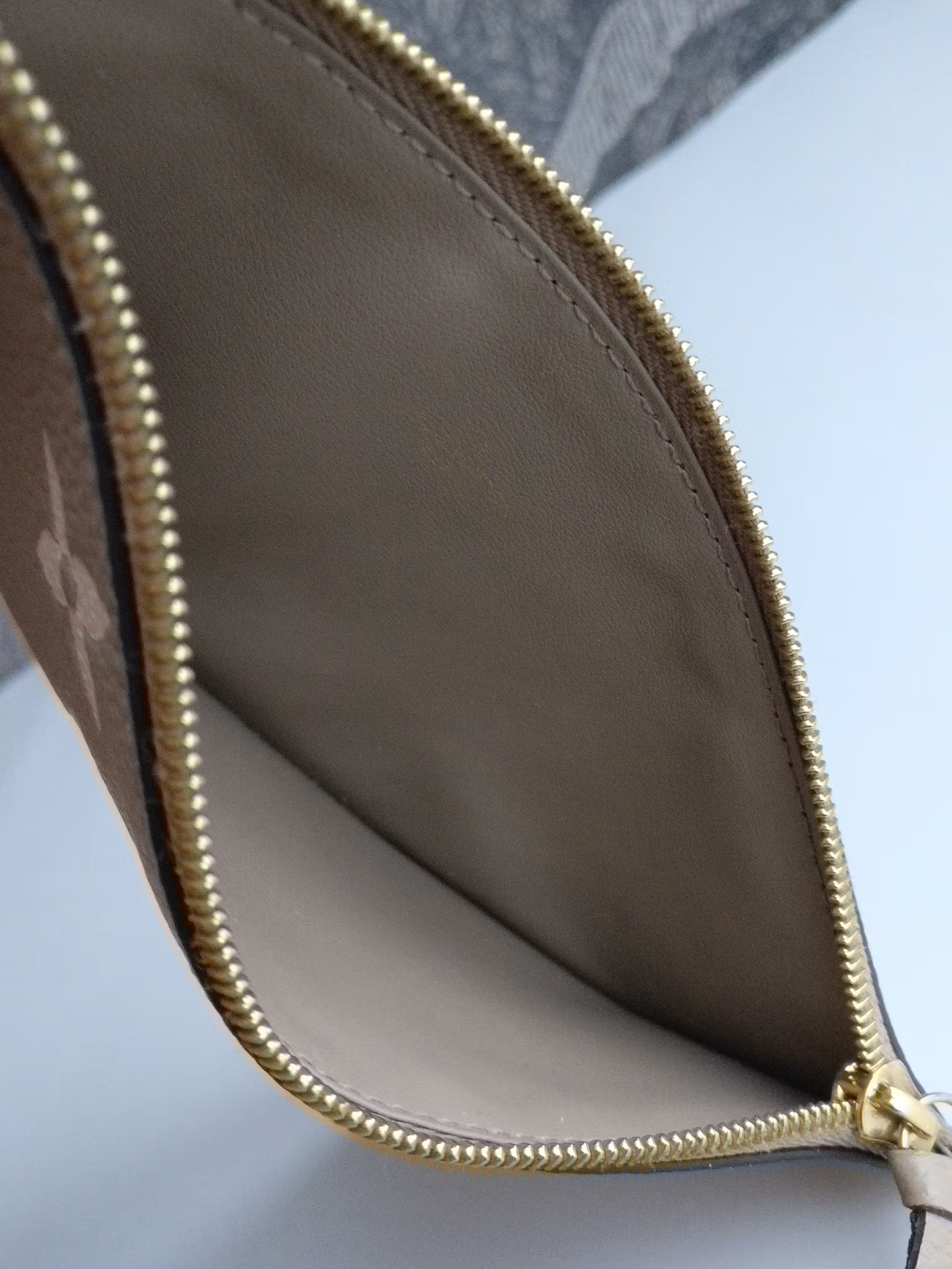 Louis Vuitton Felicie zip pouch bicolor empreinte