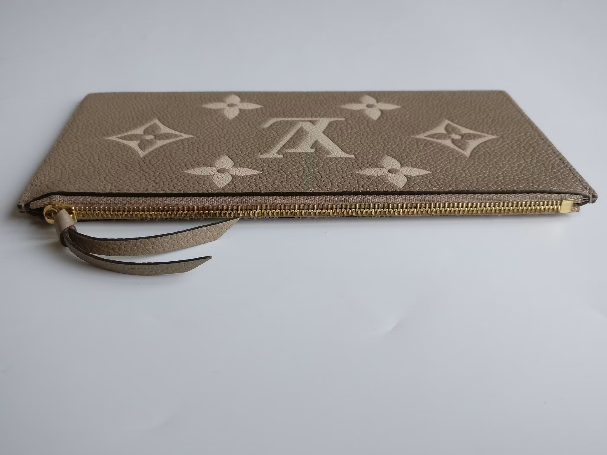 Louis Vuitton Felicie zip pouch bicolor empreinte