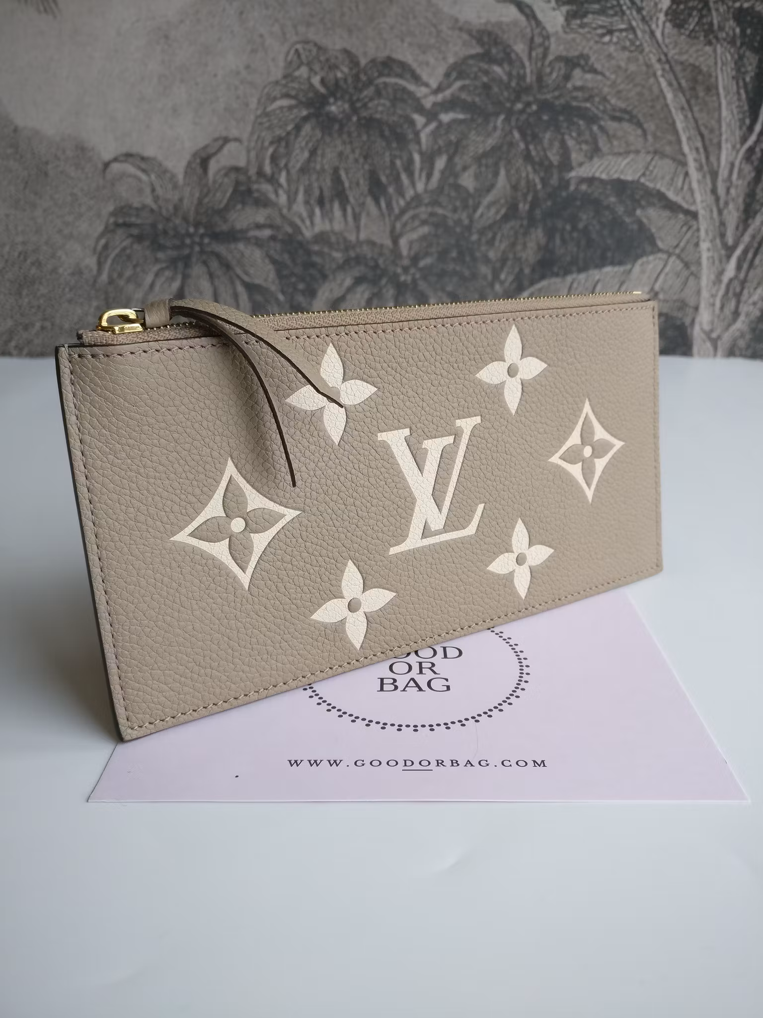 Louis Vuitton Felicie zip pouch bicolor empreinte