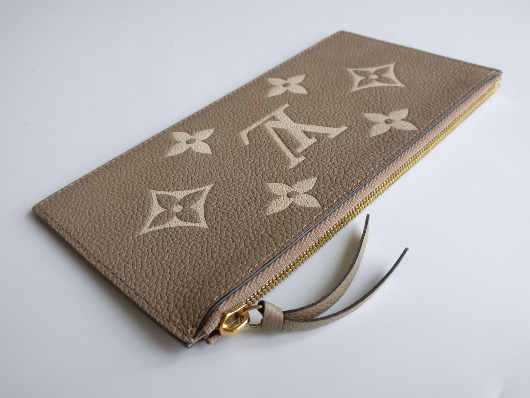 Louis Vuitton Felicie zip pouch bicolor empreinte