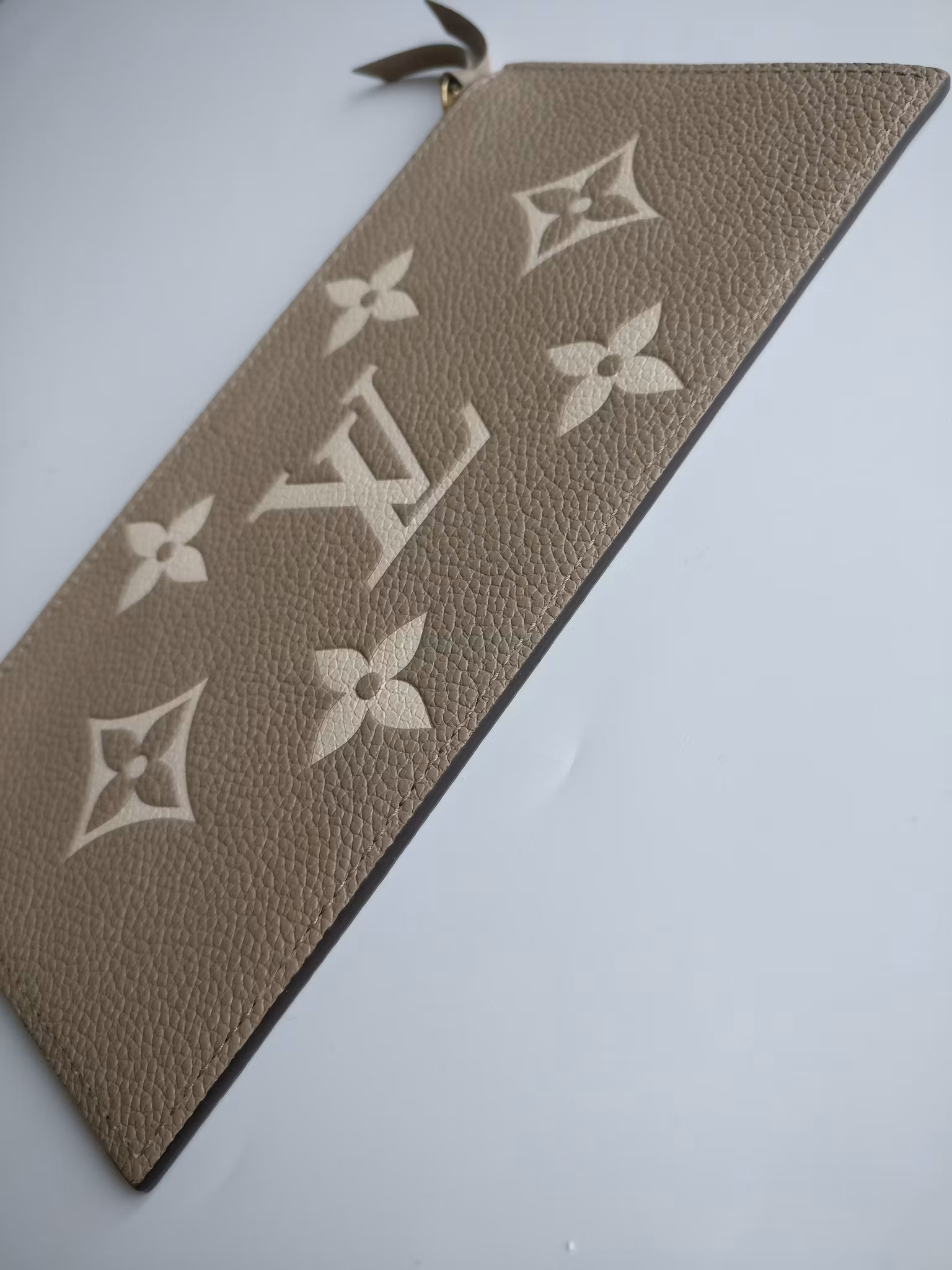 Louis Vuitton Felicie zip pouch bicolor empreinte