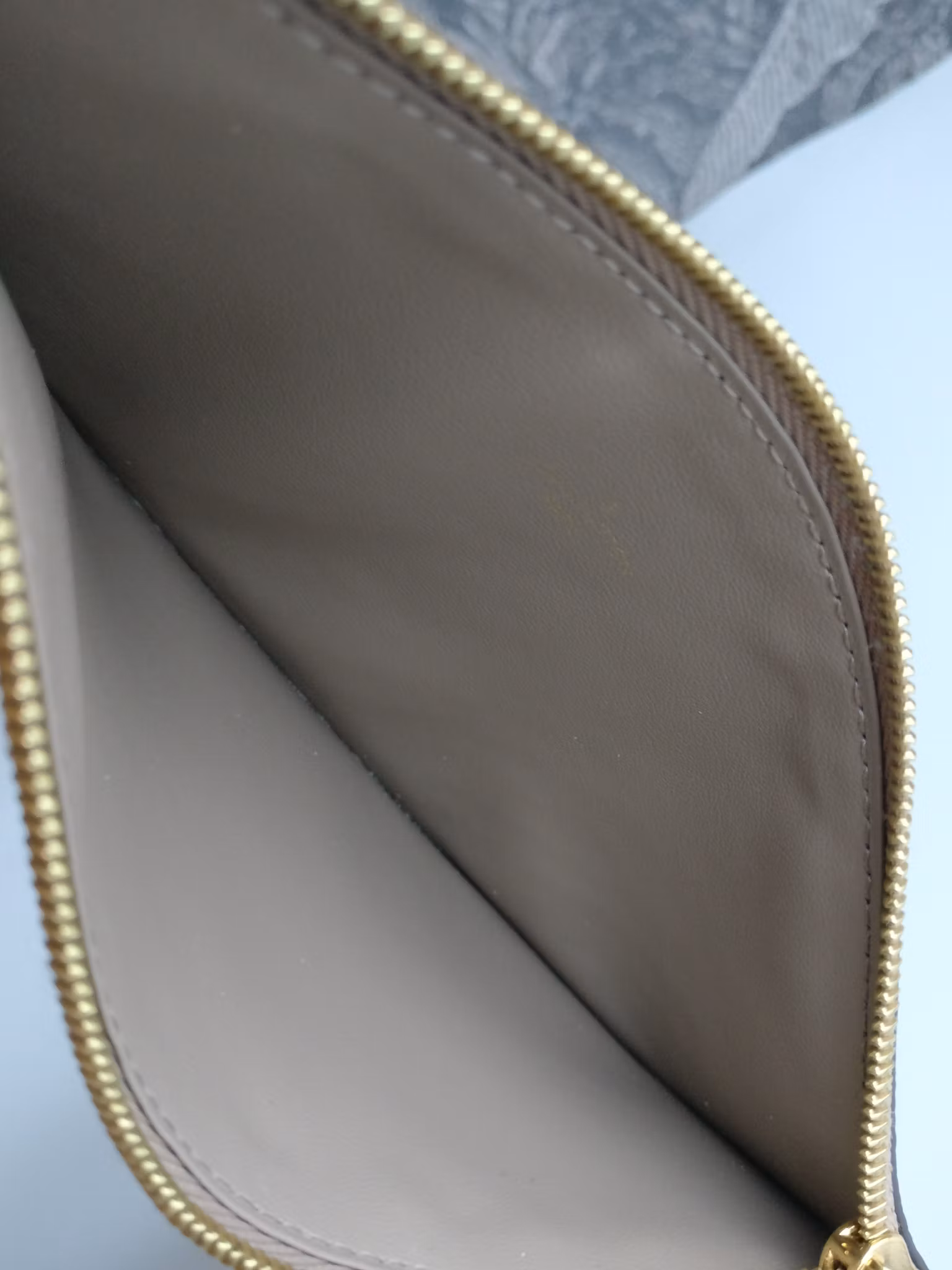 Louis Vuitton Felicie zip pouch bicolor empreinte