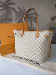 Louis Vuitton Neverfull MM damier azur