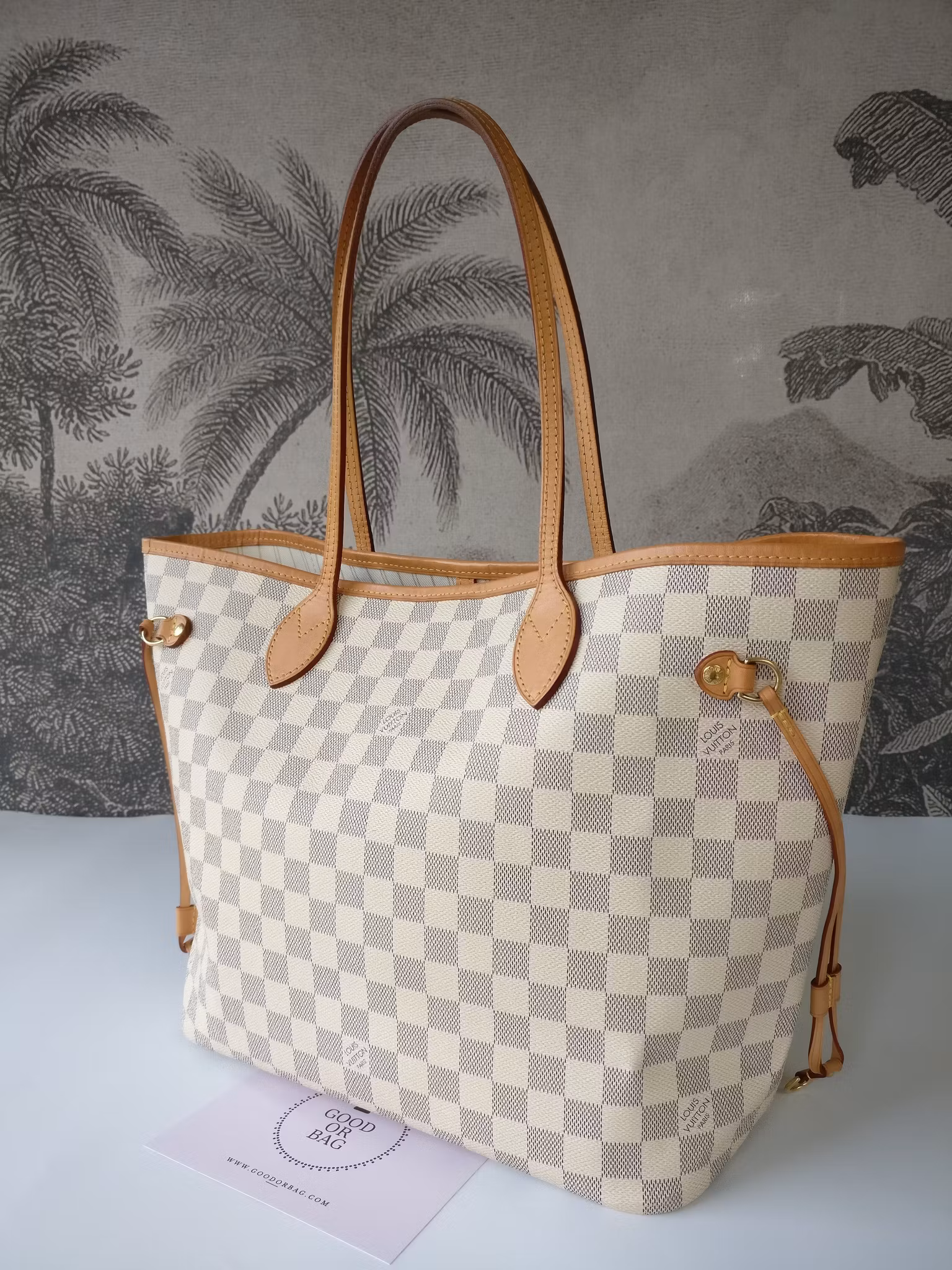 Louis Vuitton Neverfull MM damier azur