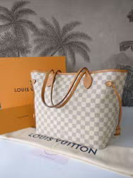Louis Vuitton Neverfull MM damier azur