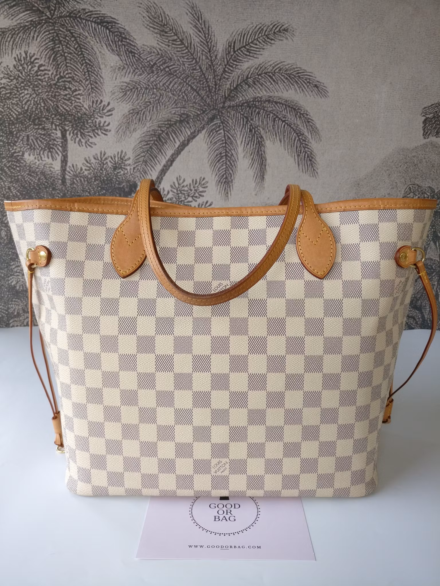 Louis Vuitton Neverfull MM damier azur
