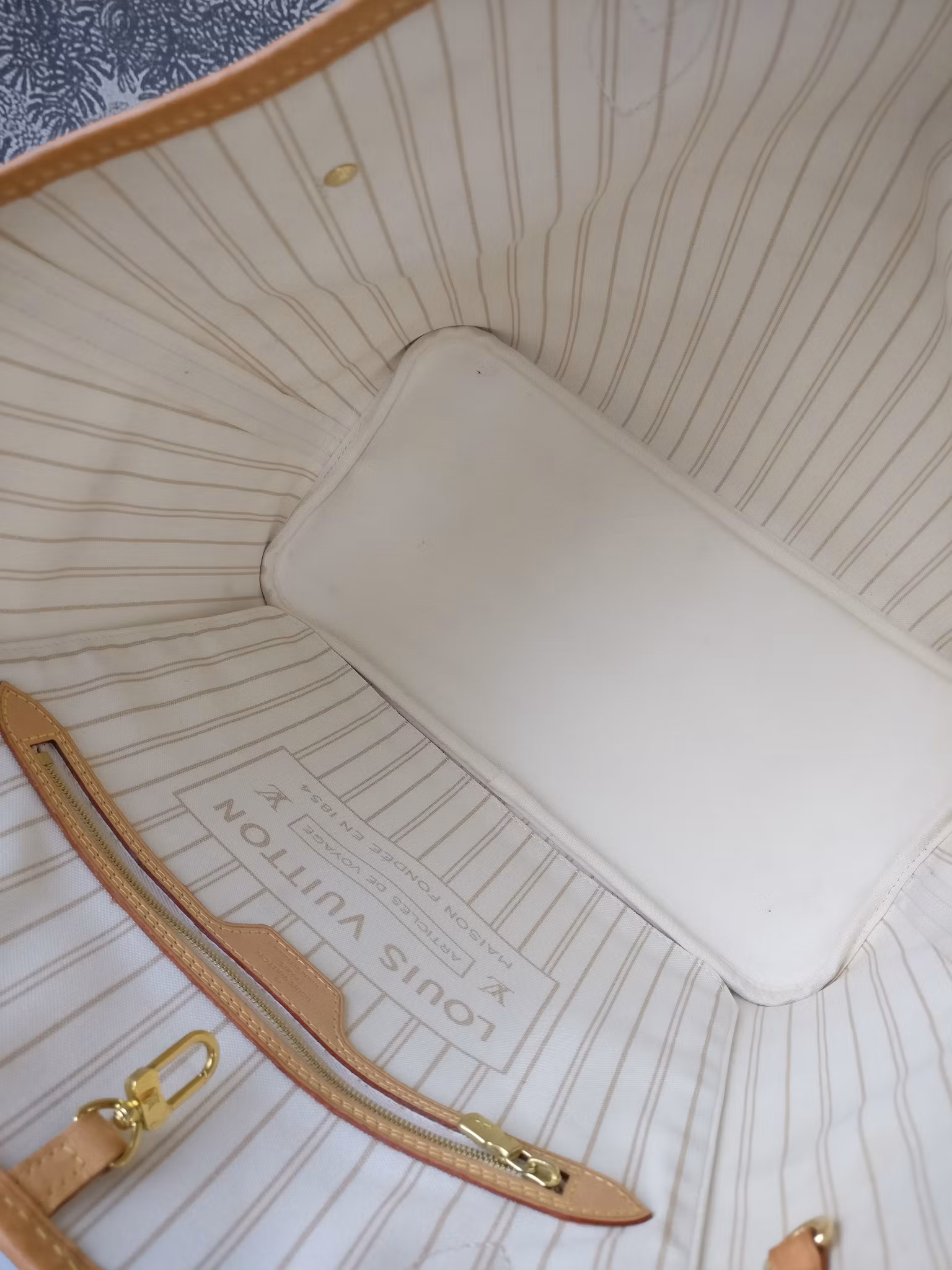 Louis Vuitton Neverfull MM damier azur