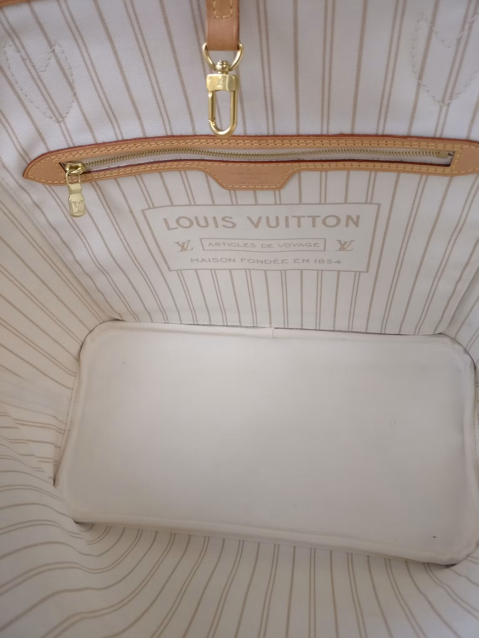 Louis Vuitton Neverfull MM damier azur