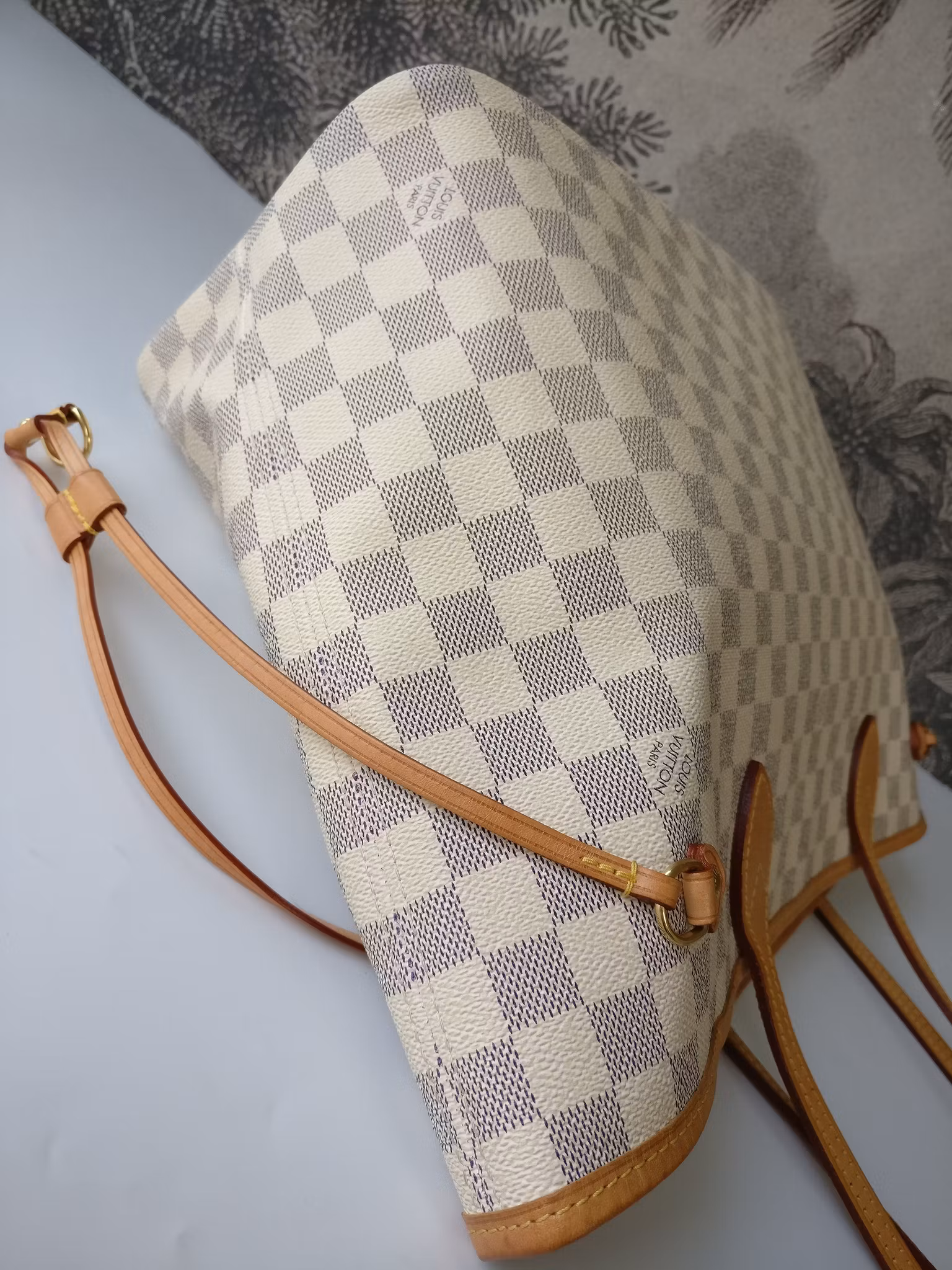 Louis Vuitton Neverfull MM damier azur