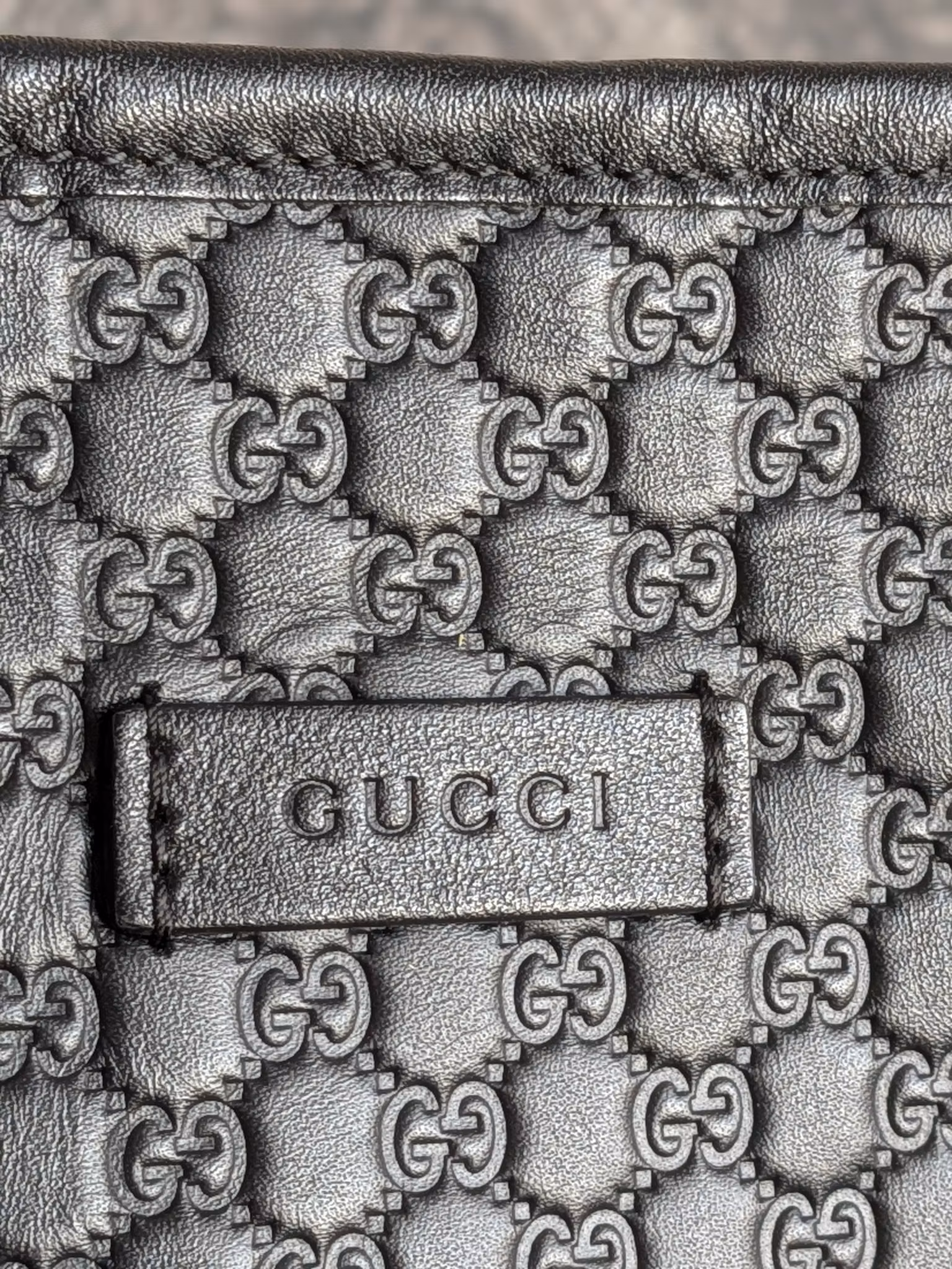Gucci Microguccissima leather tote