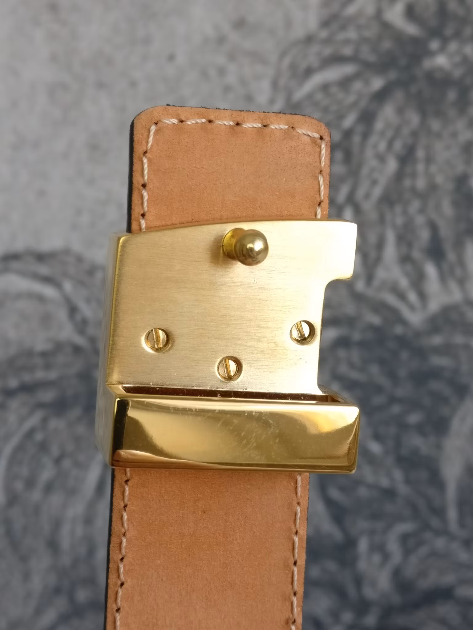 Louis Vuitton Mini Monogram Initiales belt