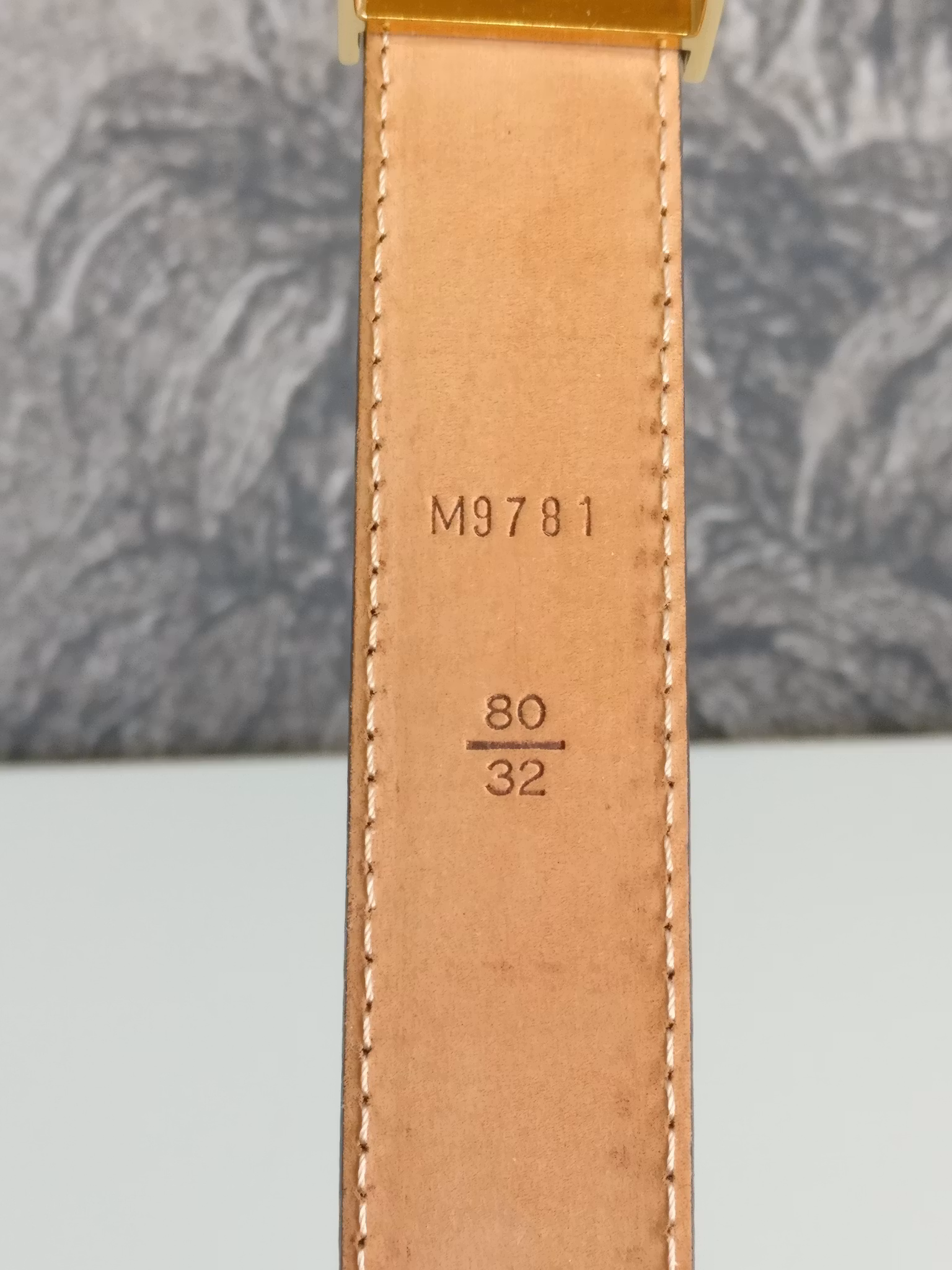 Louis Vuitton Mini Monogram Initiales belt