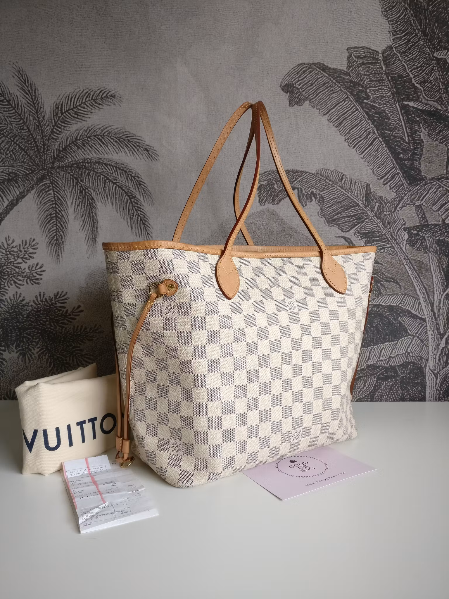 Louis Vuitton Neverfull MM azur