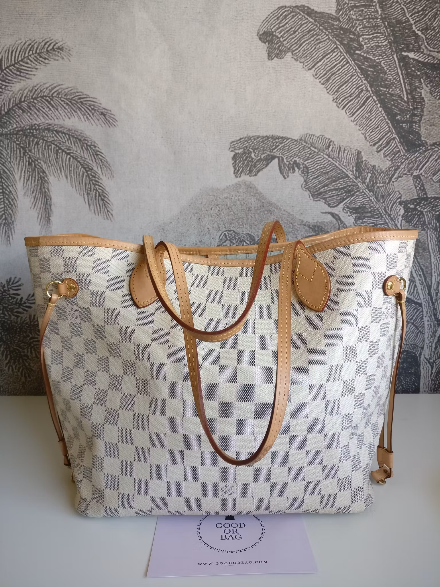 Louis Vuitton Neverfull MM azur