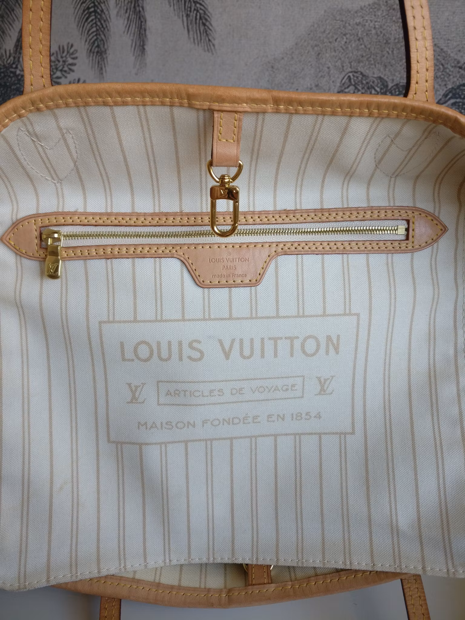 Louis Vuitton Neverfull MM azur