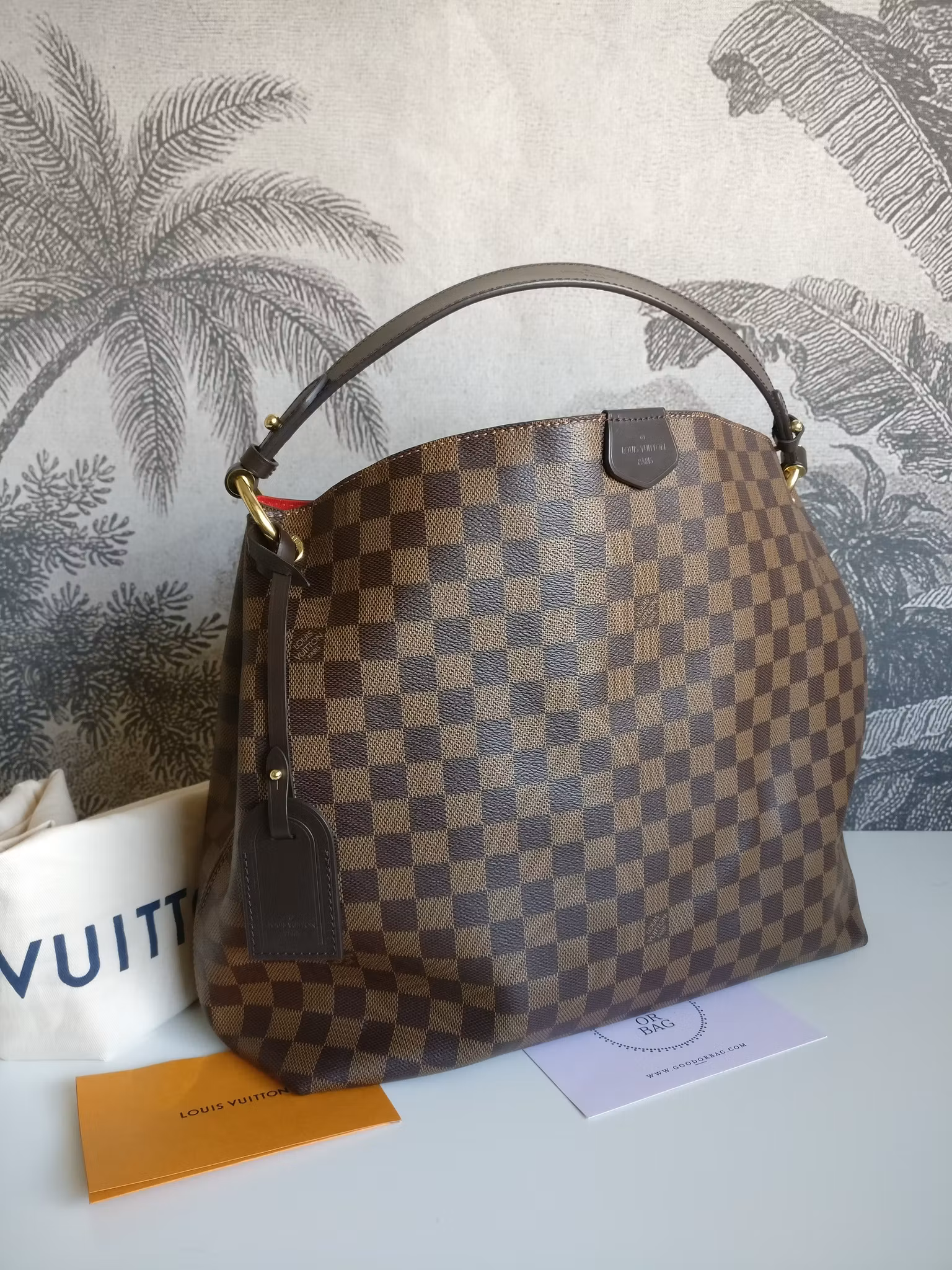 Louis Vuitton Graceful MM damier ebene