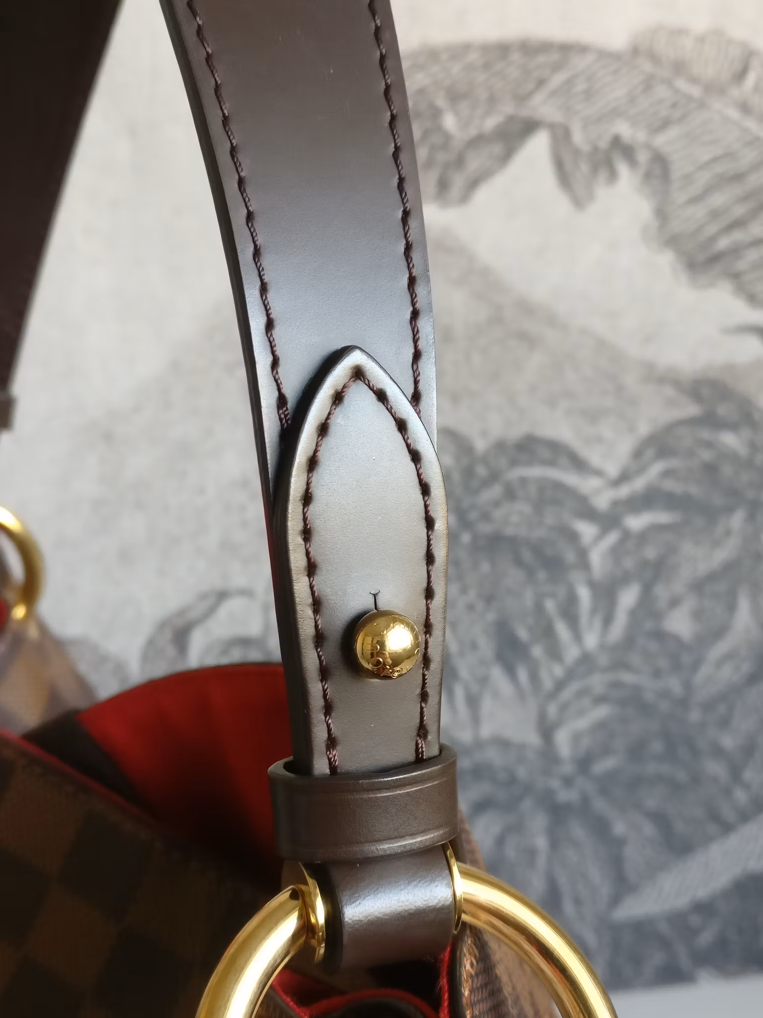 Louis Vuitton Graceful MM damier ebene