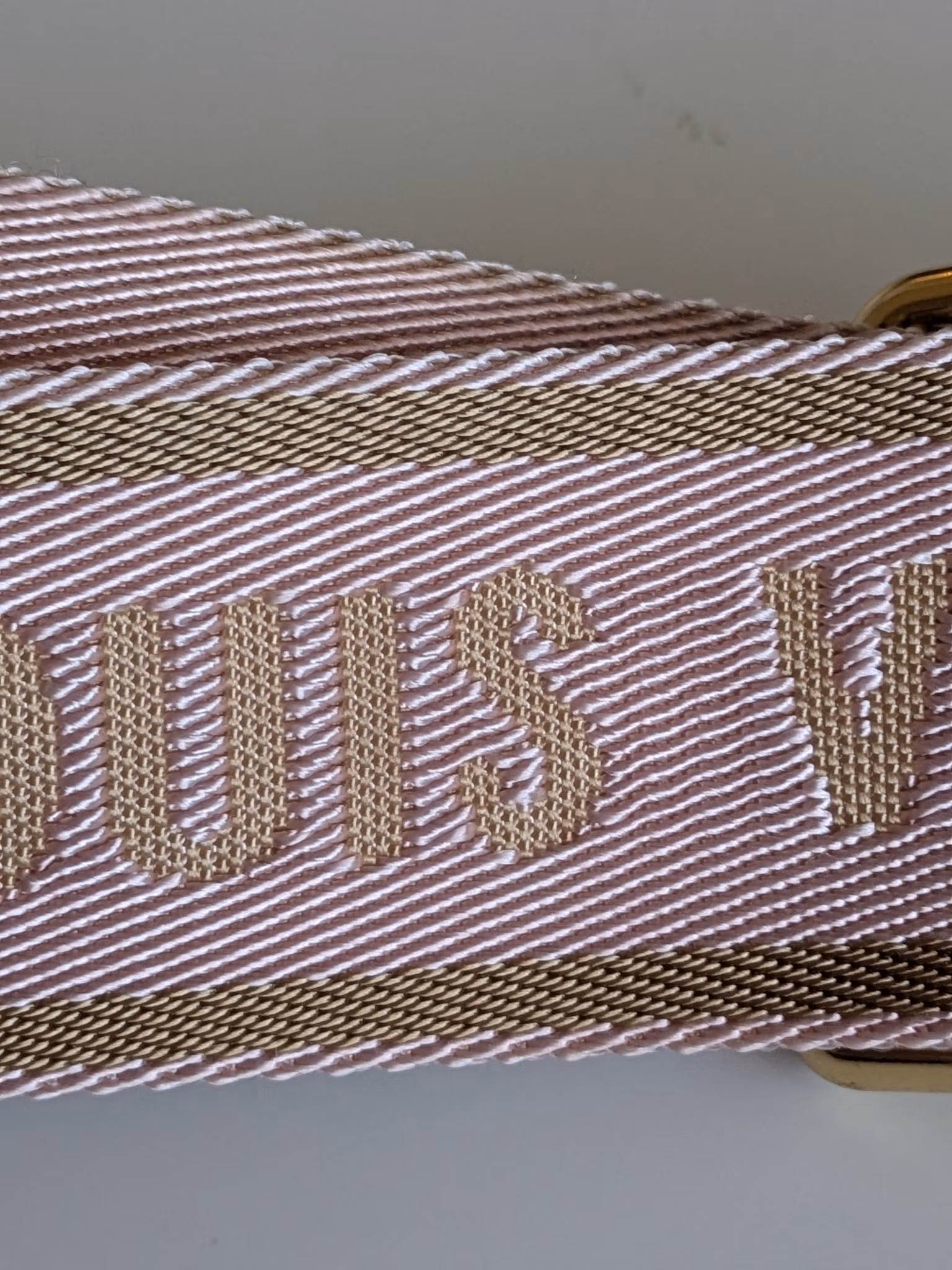 Louis Vuitton Jacquard bandouliere strap pink