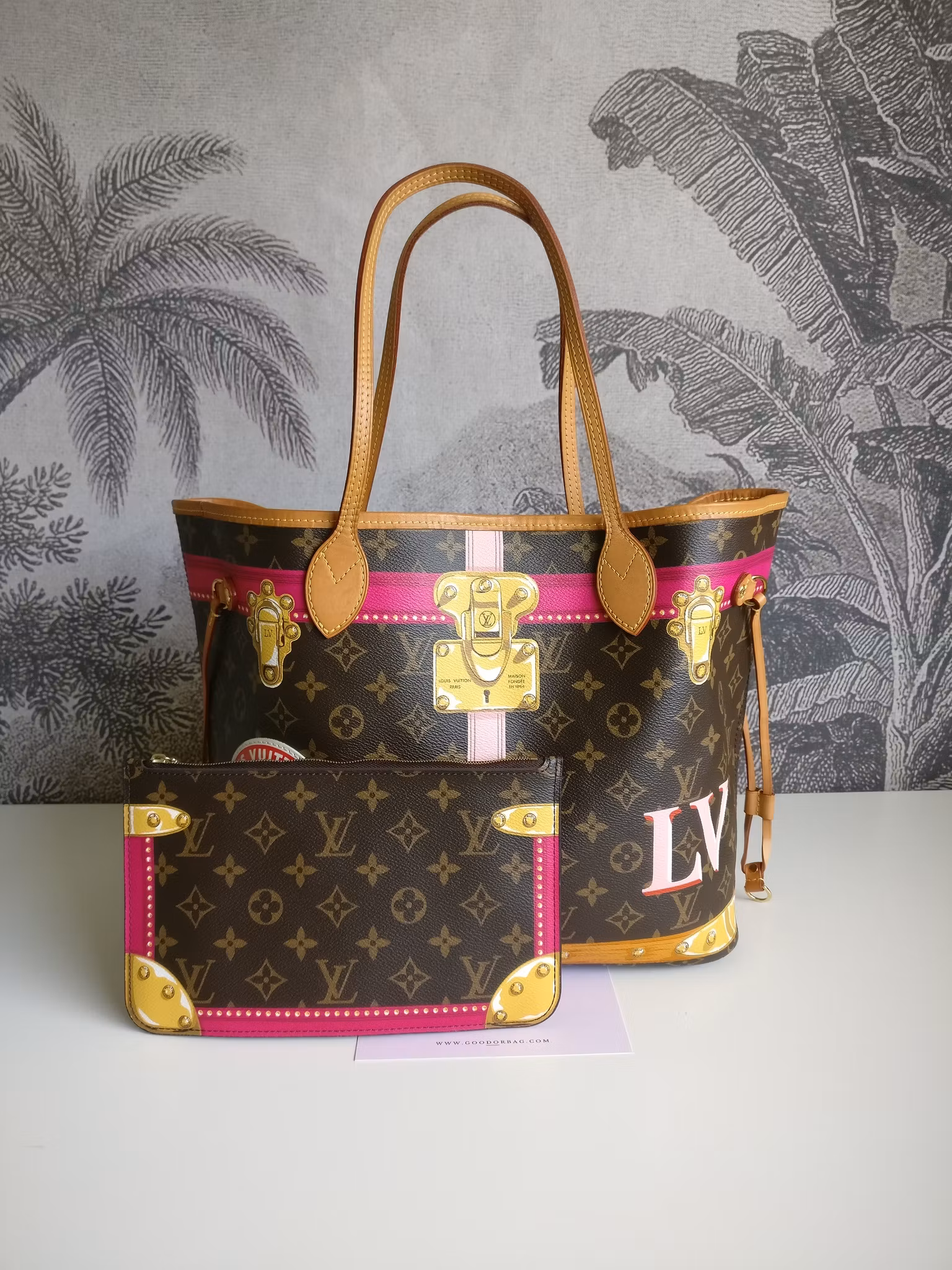 Louis Vuitton Neverfull MM Summer Trunks