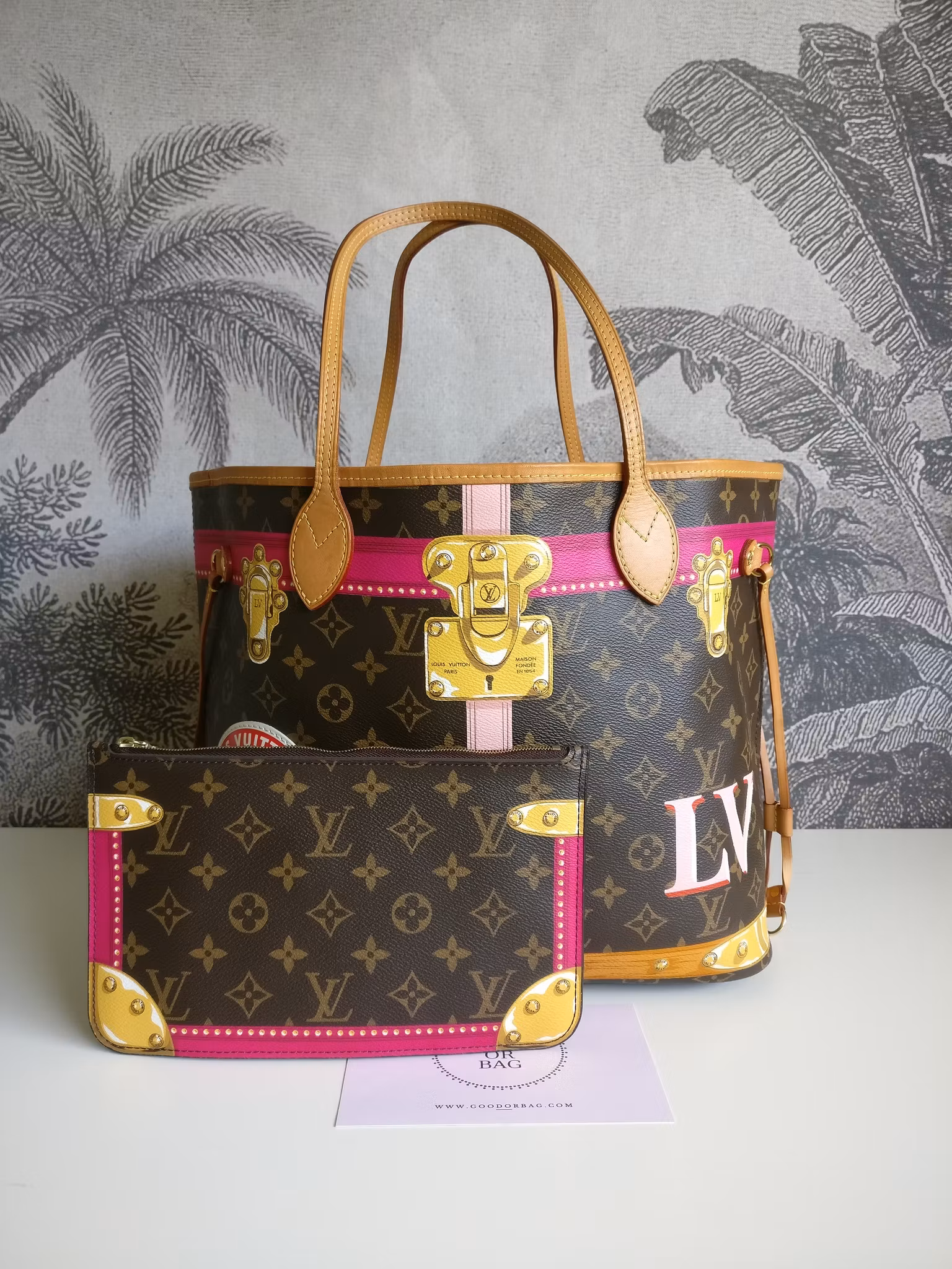 Louis Vuitton Neverfull MM Summer Trunks
