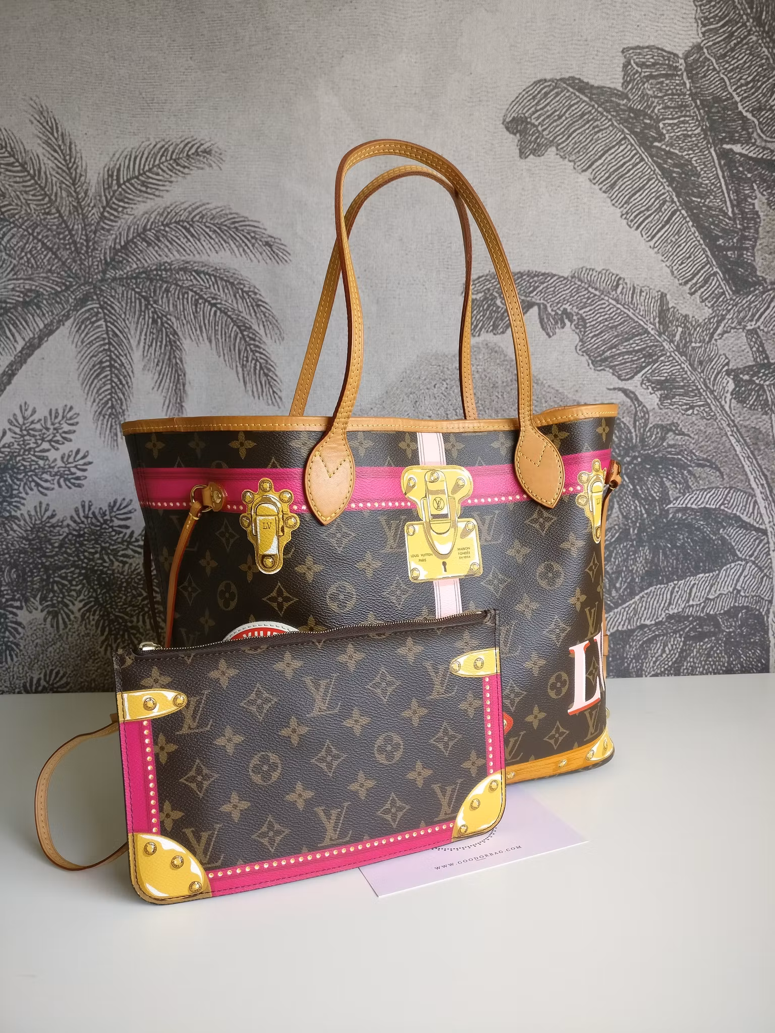 Louis Vuitton Neverfull MM Summer Trunks