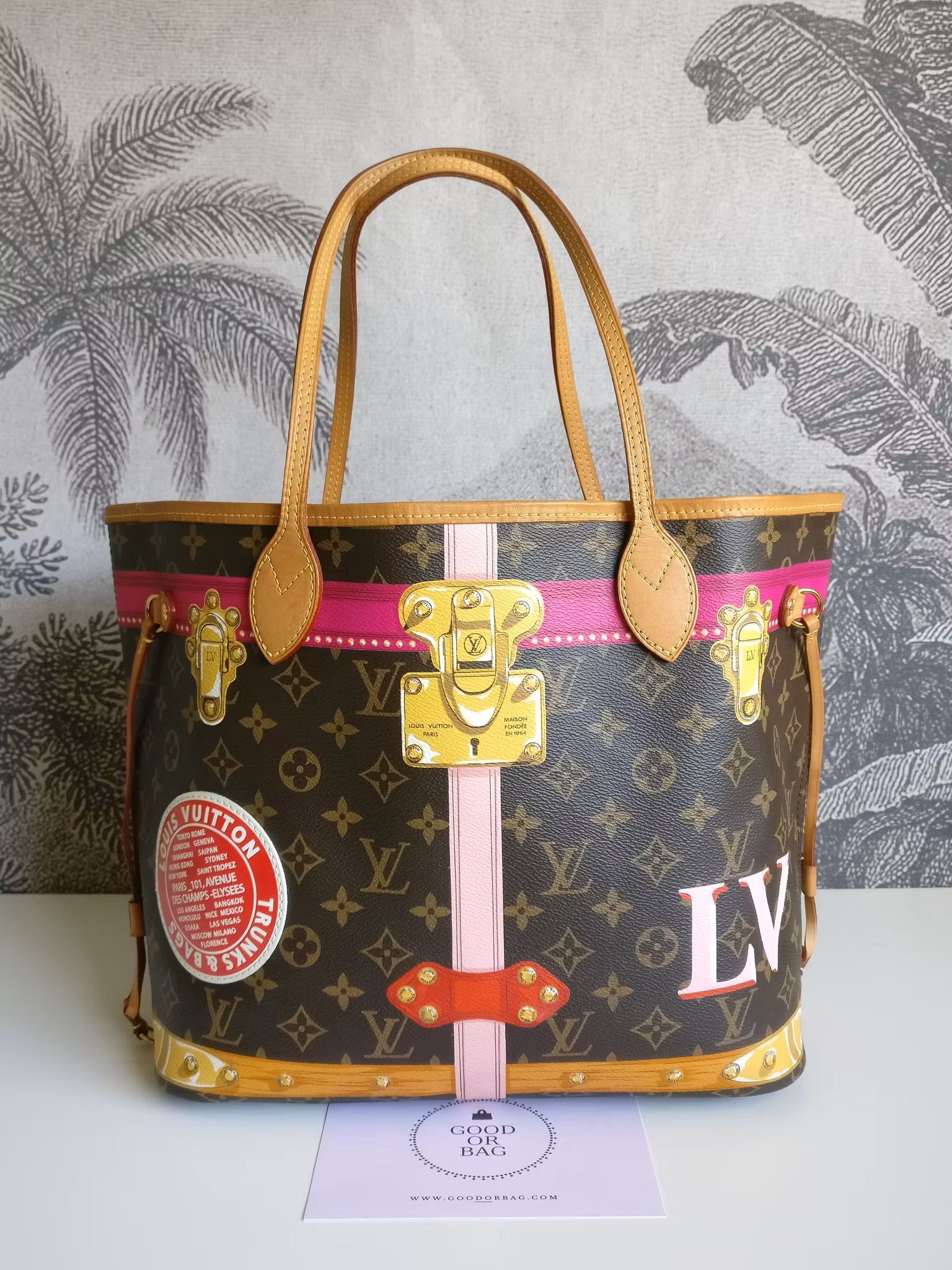 Louis Vuitton Neverfull MM Summer Trunks