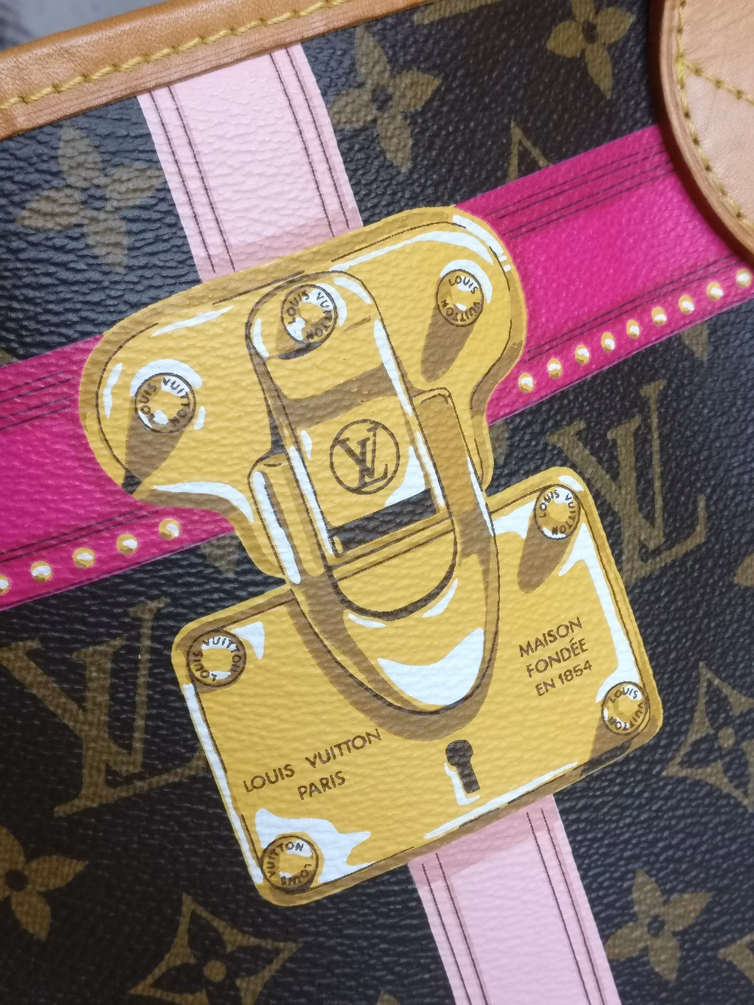 Louis Vuitton Neverfull MM Summer Trunks