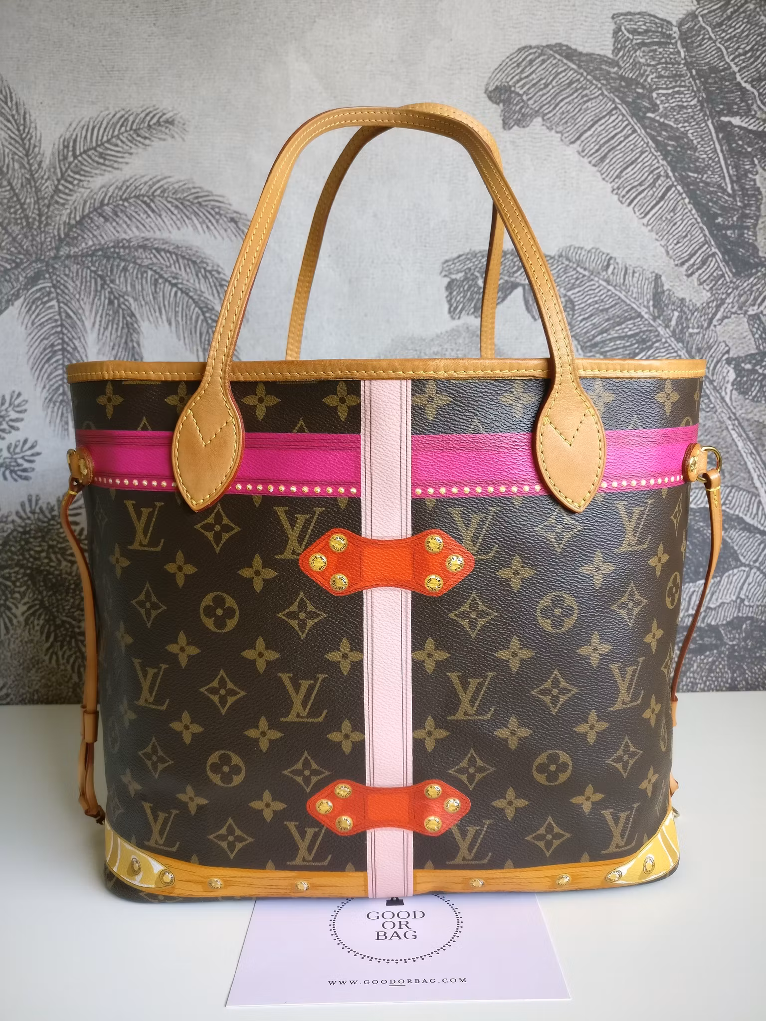 Louis Vuitton Neverfull MM Summer Trunks