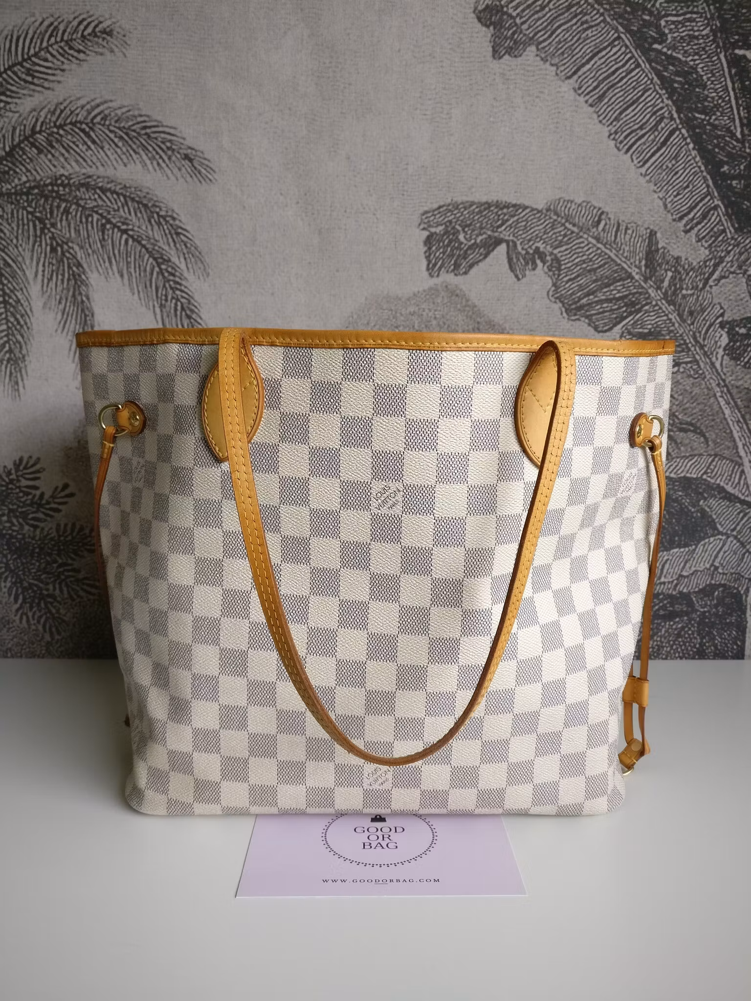 Louis Vuitton Neverfull MM damier azur