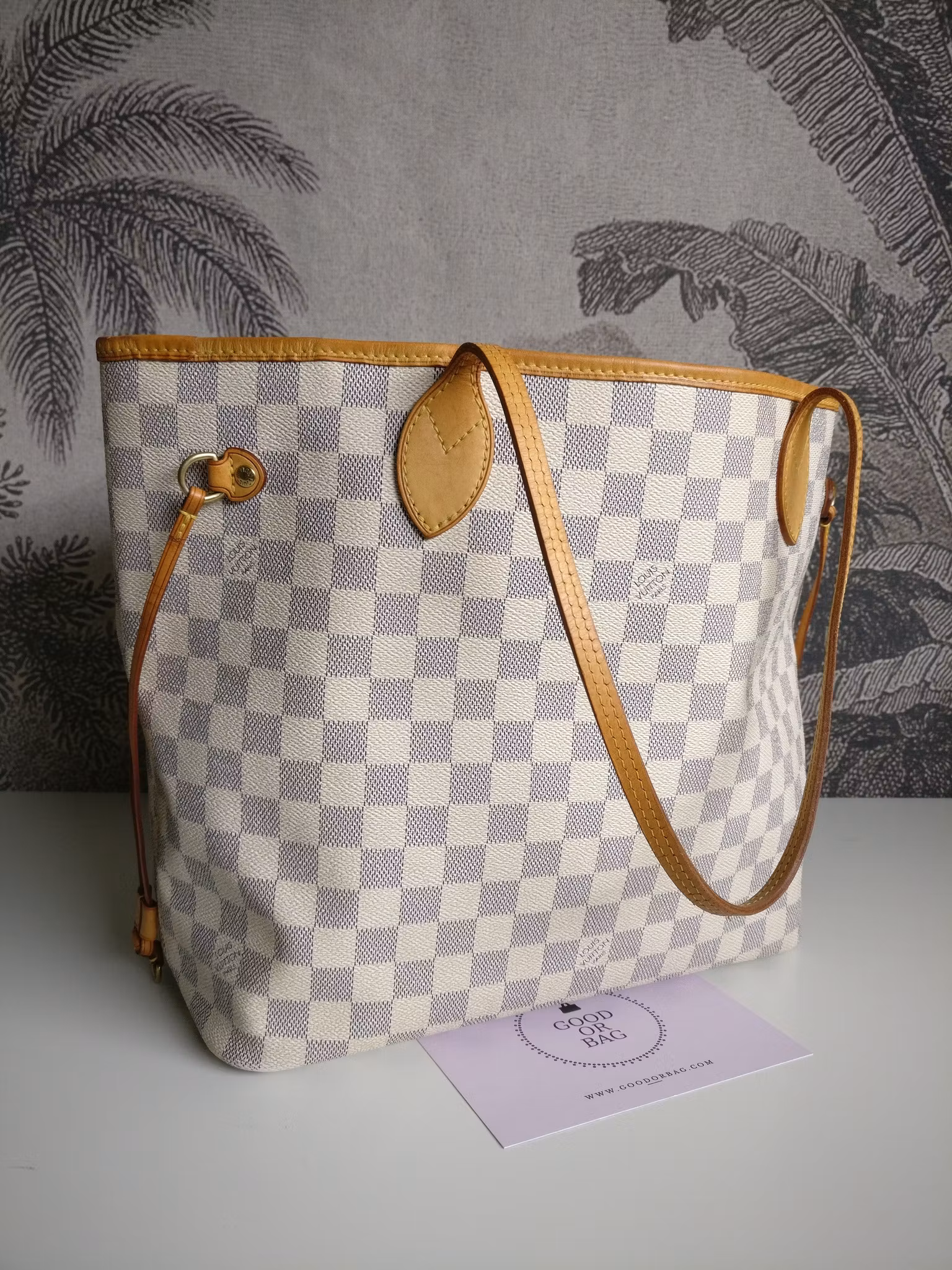 Louis Vuitton Neverfull MM damier azur
