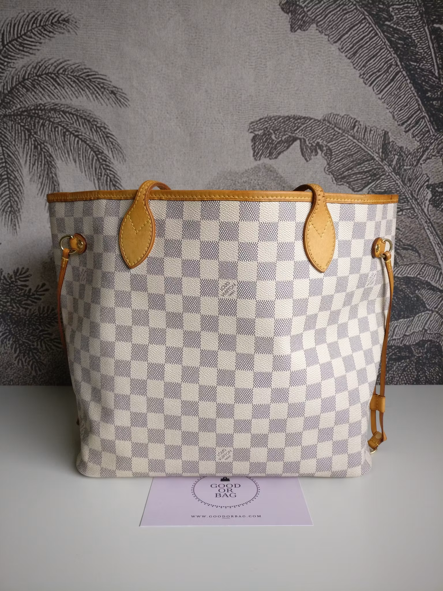 Louis Vuitton Neverfull MM damier azur