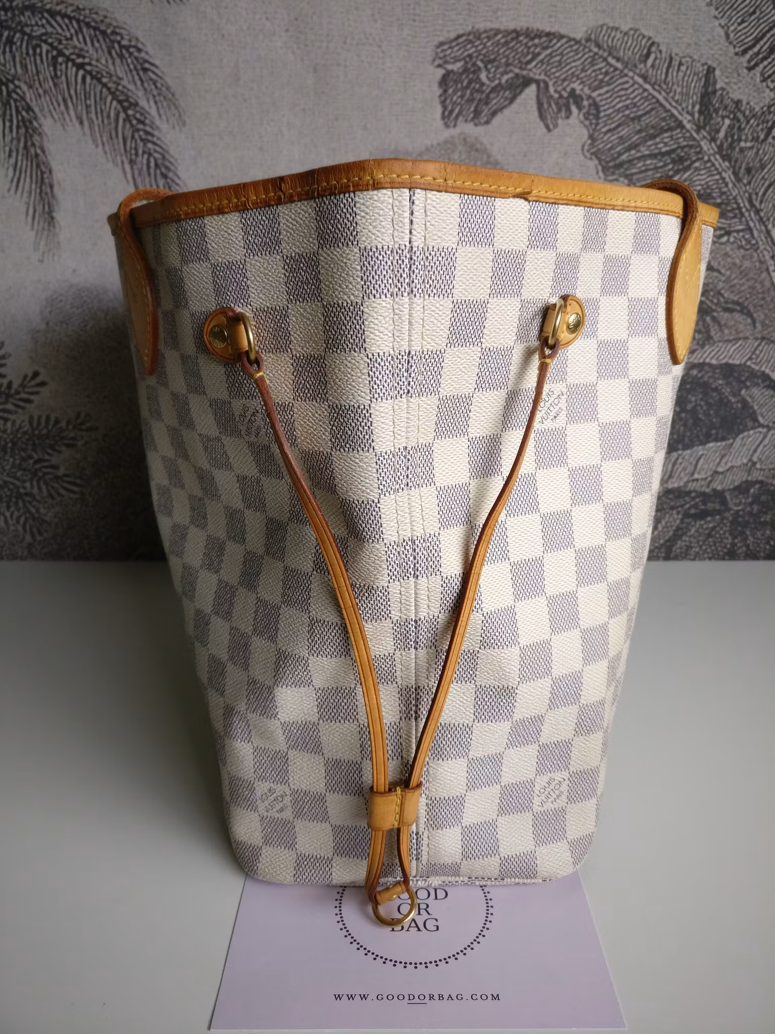 Louis Vuitton Neverfull MM damier azur