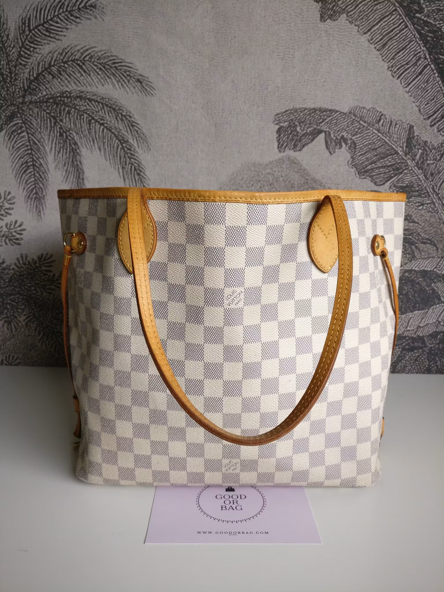 Louis Vuitton Neverfull MM damier azur