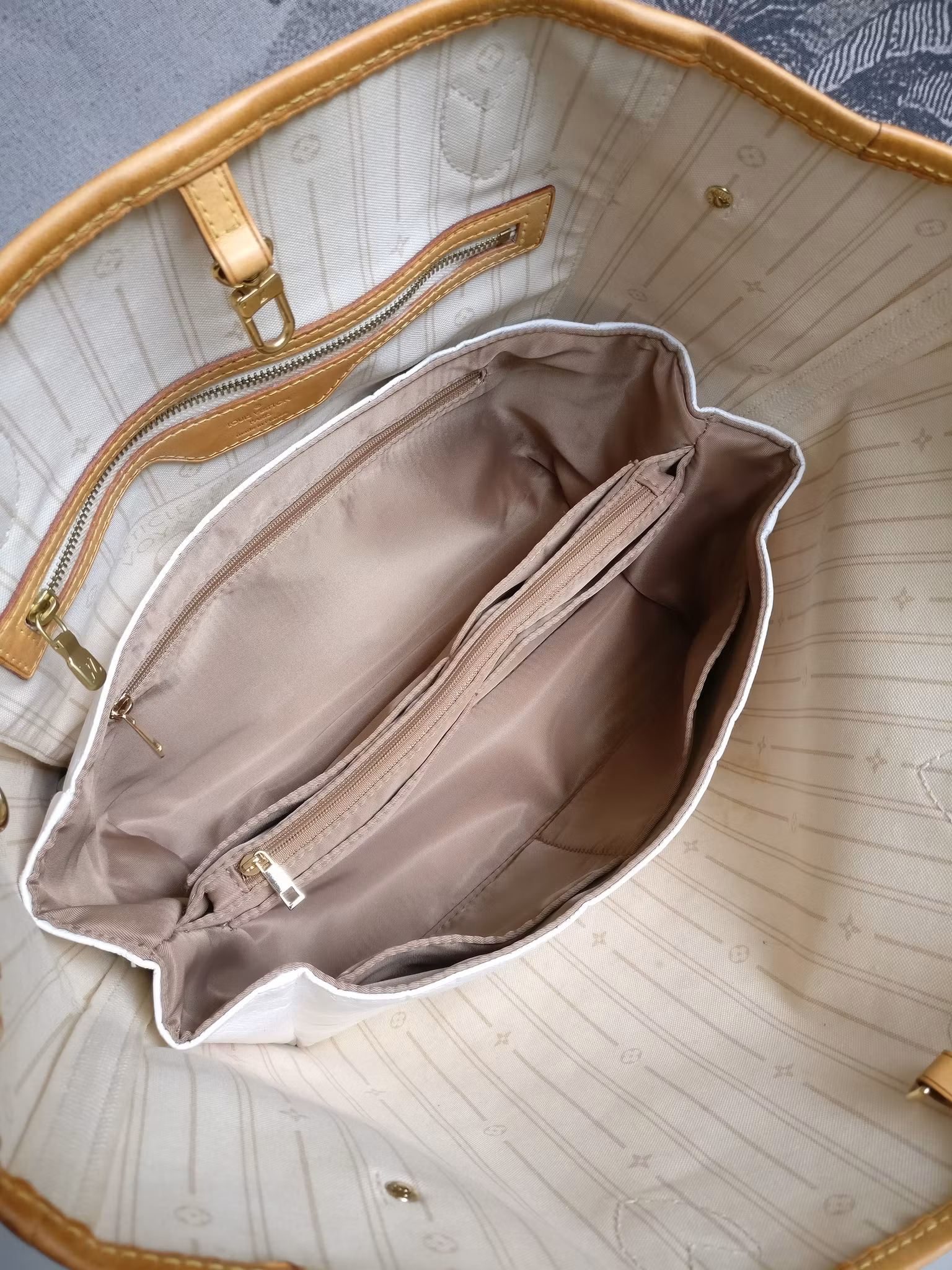 Louis Vuitton Neverfull MM damier azur
