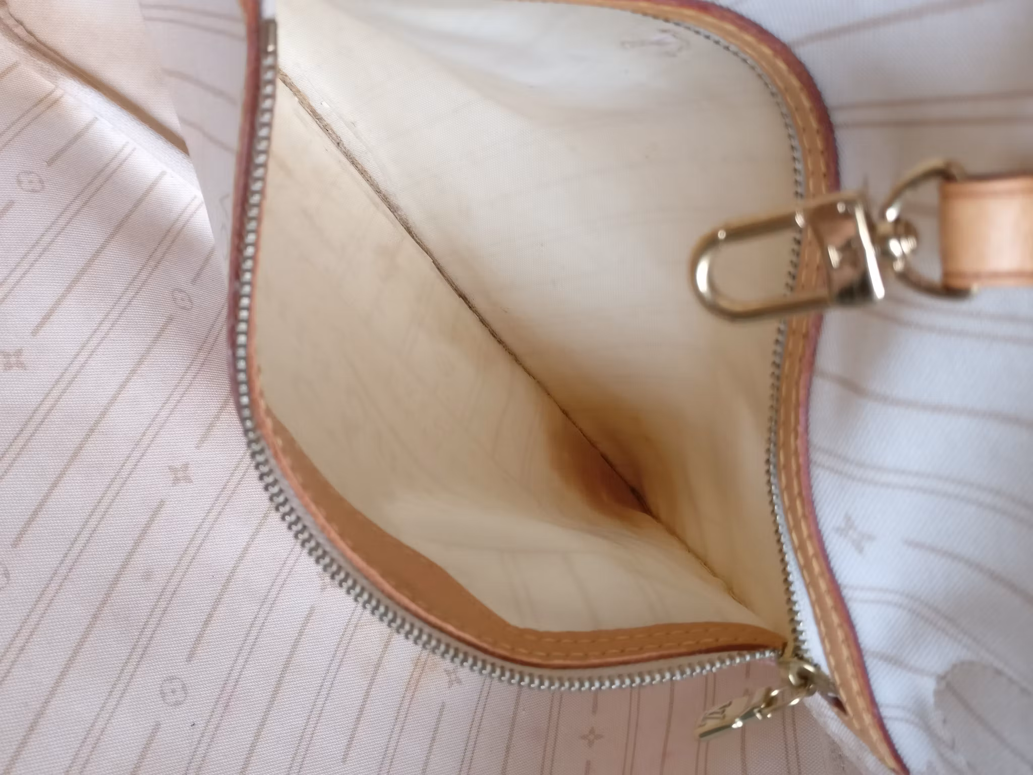 Louis Vuitton Neverfull MM damier azur