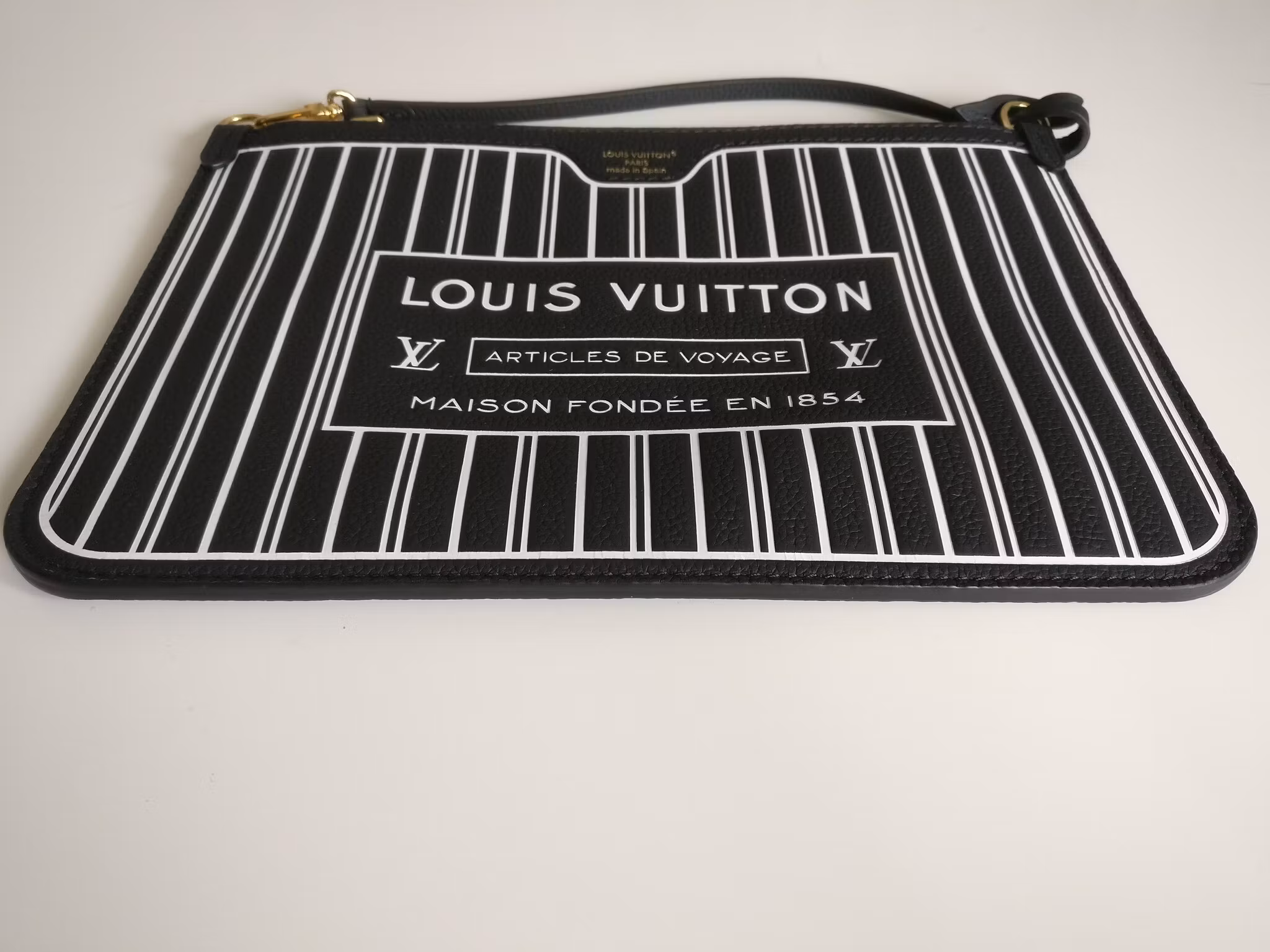 Louis Vuitton pochette Neverfull Inside Out noir