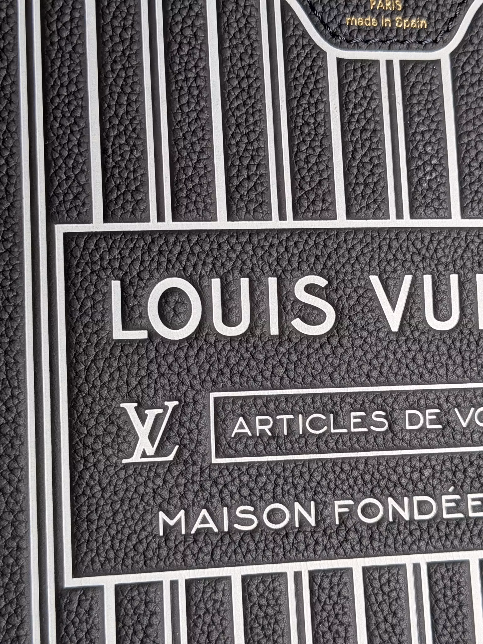 Louis Vuitton pochette Neverfull Inside Out noir