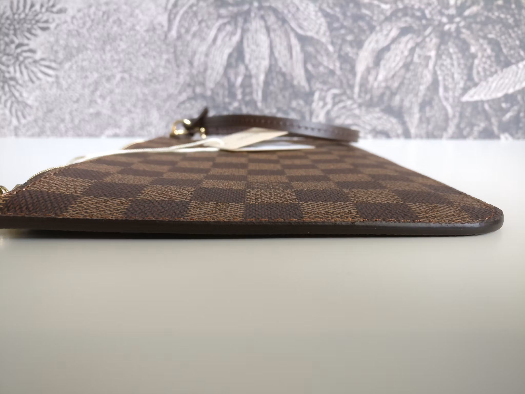 Louis Vuitton Neverfull MM pochette damier ebene
