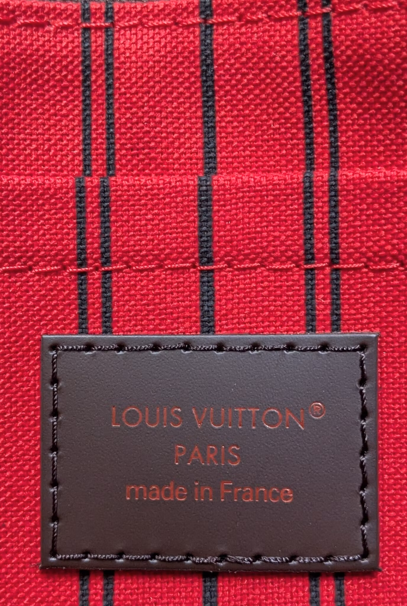 Louis Vuitton Neverfull MM pochette damier ebene
