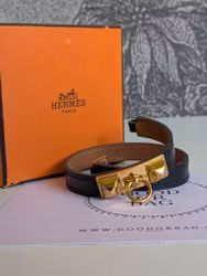 Hermes Rivale double tour bracelet