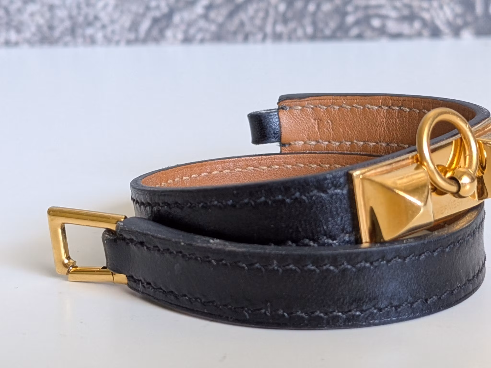 Hermes Rivale double tour bracelet