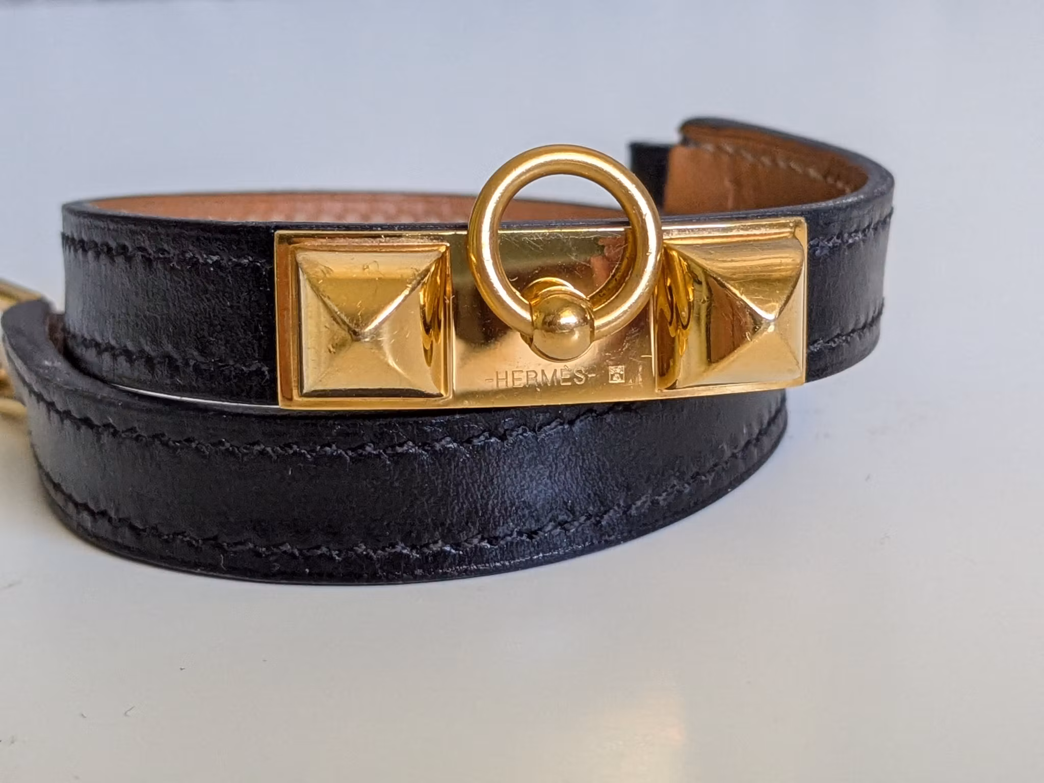 Hermes Rivale double tour bracelet