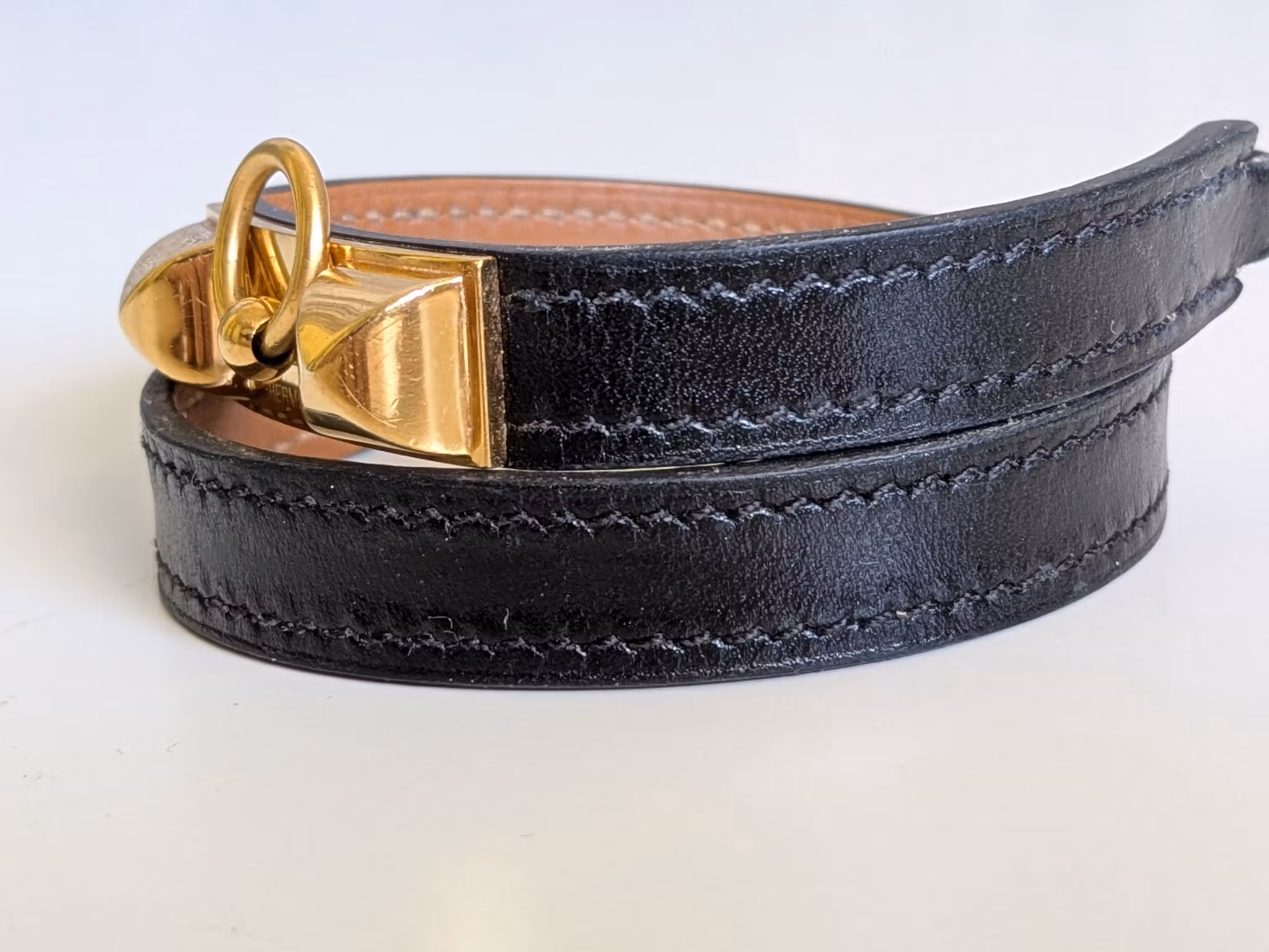 Hermes Rivale double tour bracelet