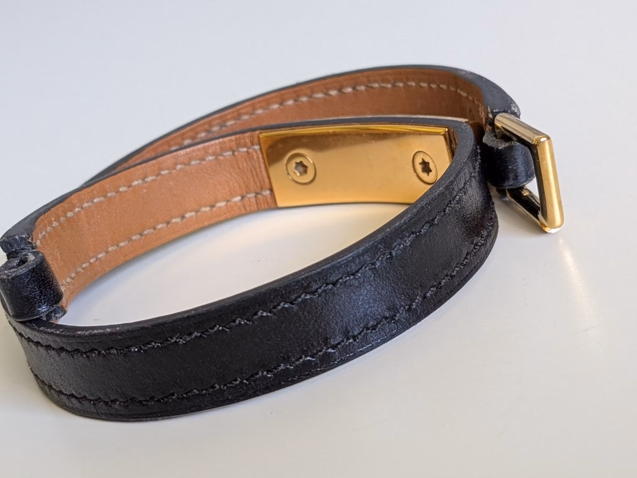Hermes Rivale double tour bracelet
