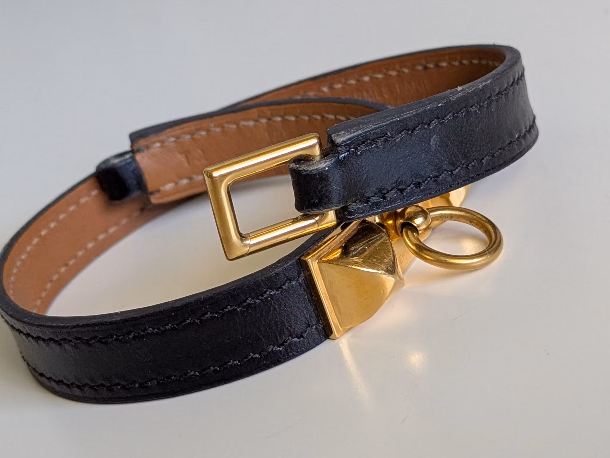 Hermes Rivale double tour bracelet