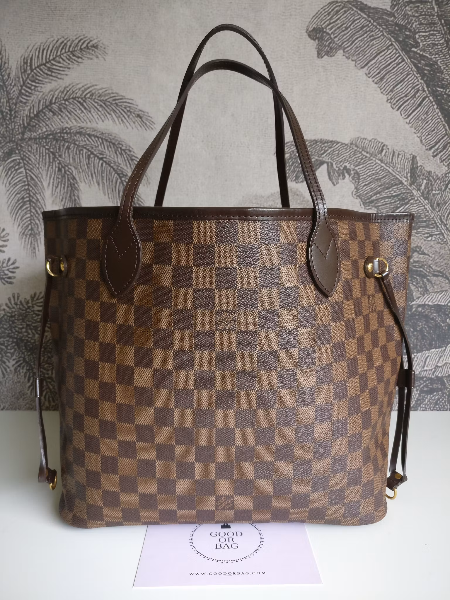 Louis Vuitton Neverfull MM damier ebene