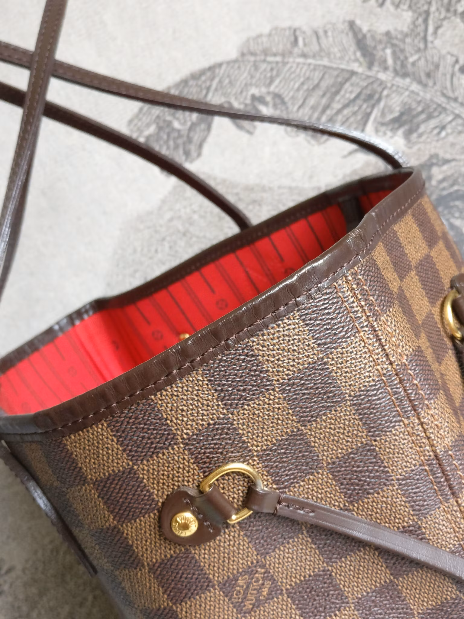 Louis Vuitton Neverfull MM damier ebene