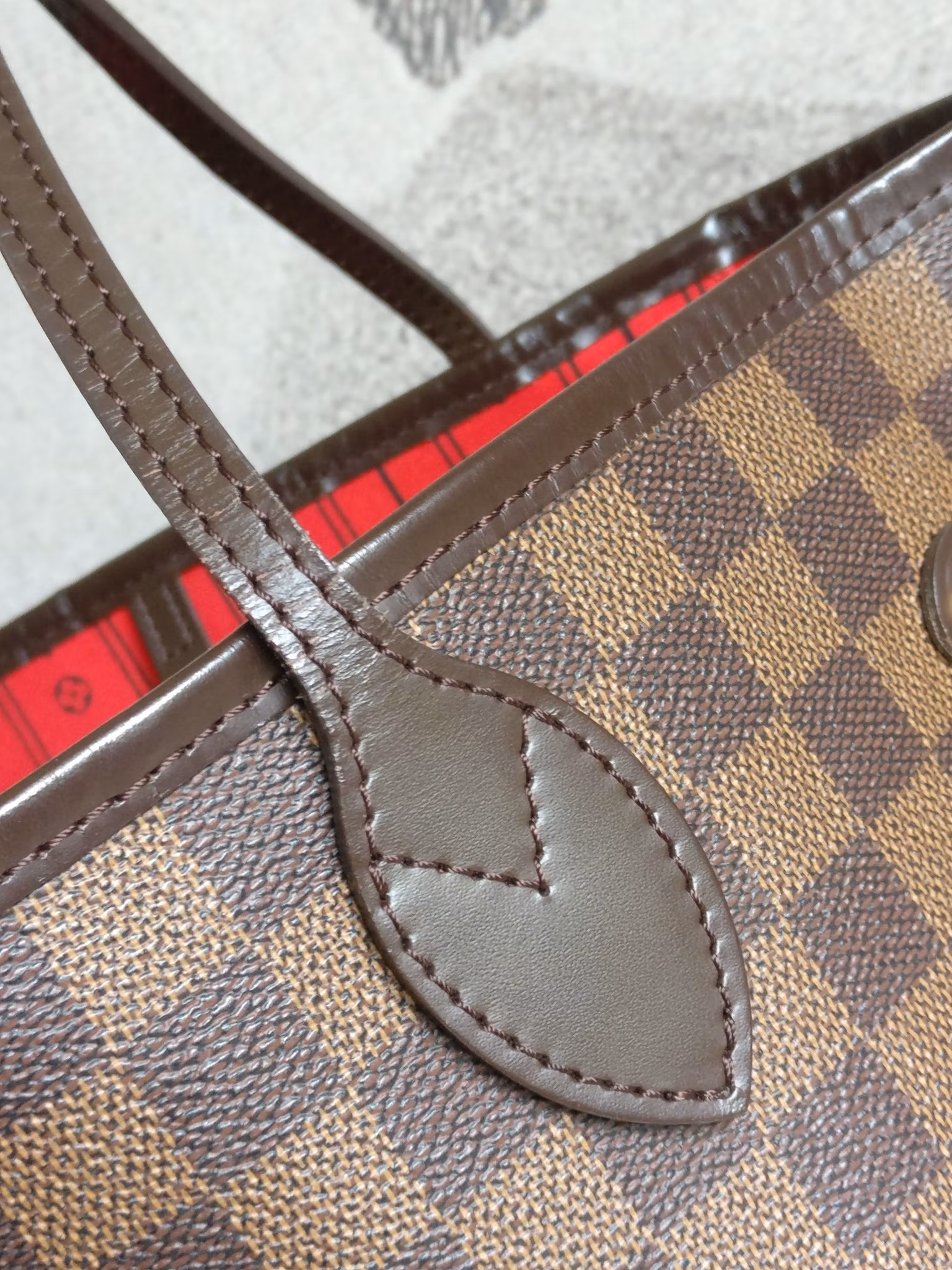 Louis Vuitton Neverfull MM damier ebene