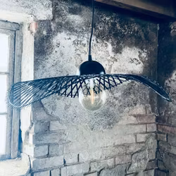 Taklampa Norrsken Svart 55cm