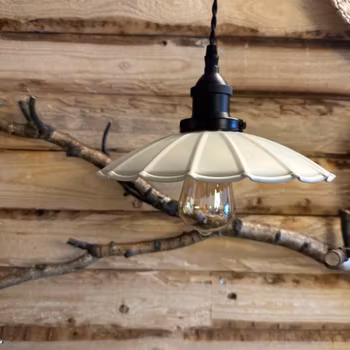 Tak/fönsterlampa Skogsstjärna Beige 25cm